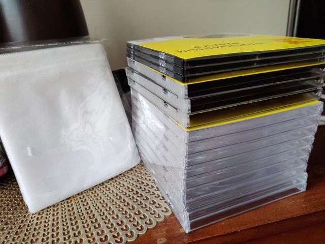 Pack cajas CDs varios tamaños