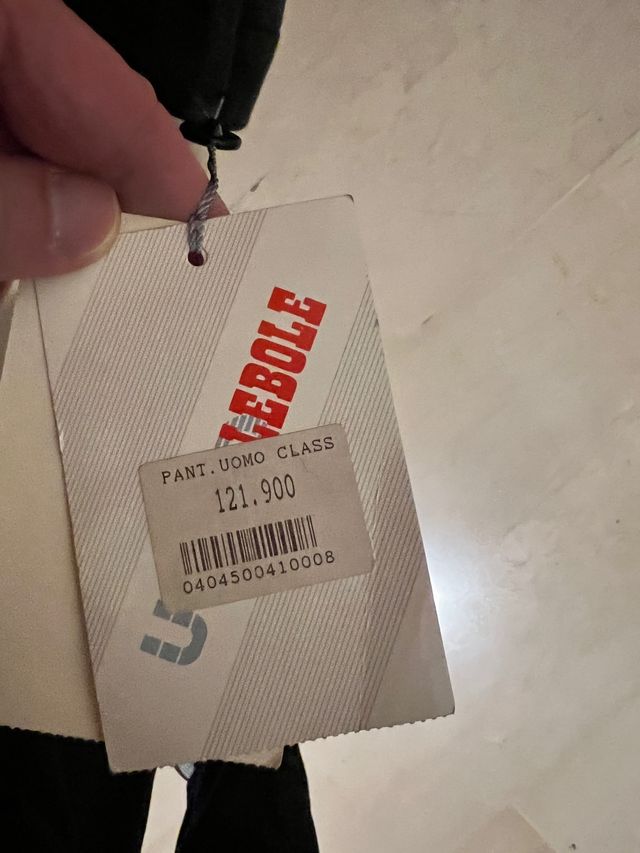 Pantalone Lebole tg 62 Grigio scuro lana vergine