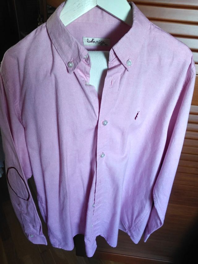 Camisa niño rosa