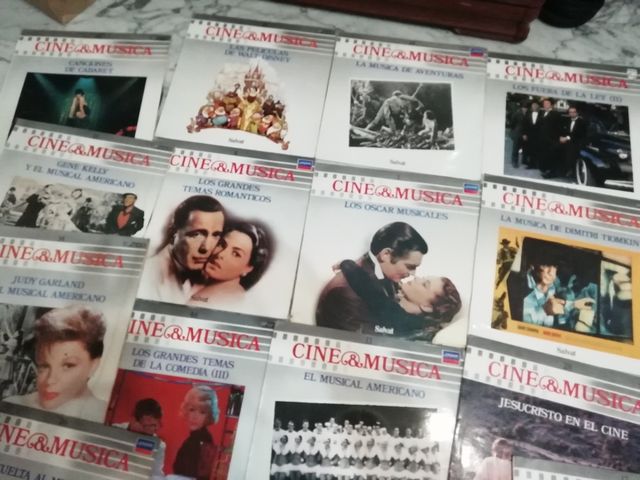 LOTE DE DISCOS VINILO CINE Y MÚSICA
