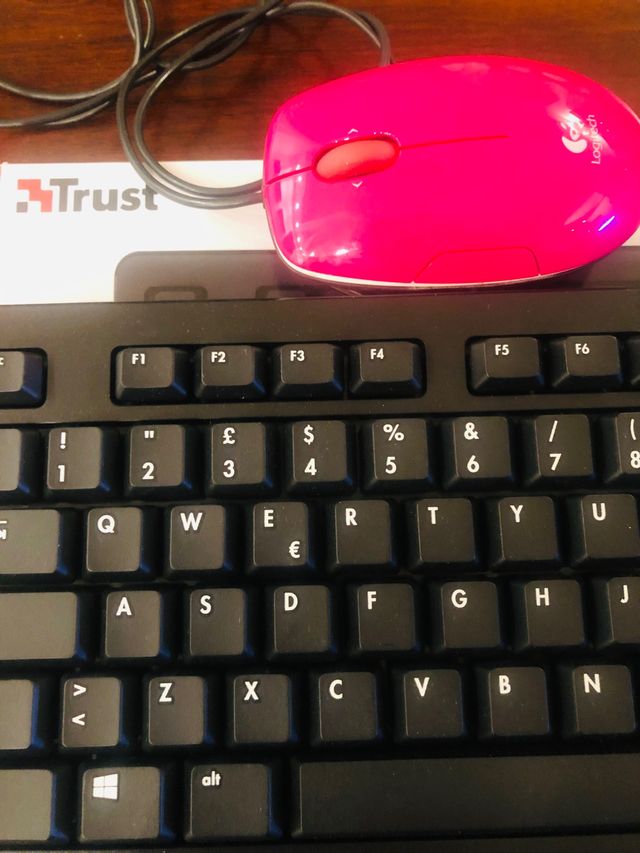 Tastiera e mouse per compiuter