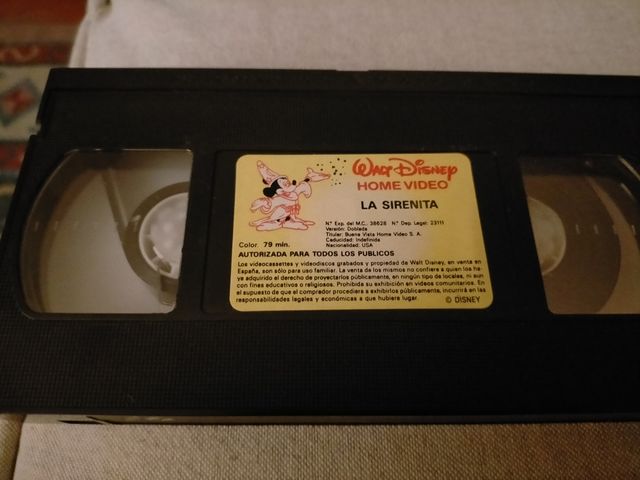 La Sirenita vhs