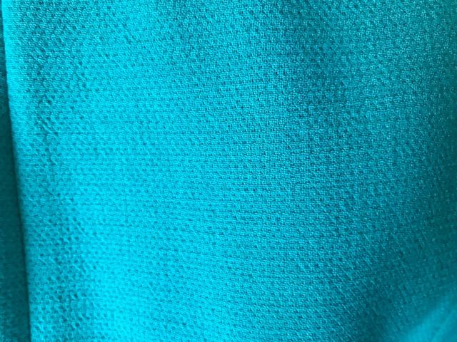 Traje turquesa Alba Conde