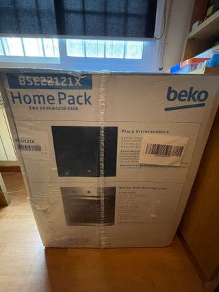 Nuevo Conjunto Horno Y Vitroceramica Beko Bse22121x Opiniones | Compra  Online a Precios Super Baratos