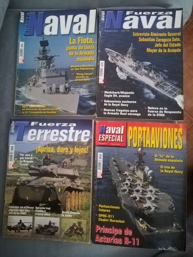 Revistas Fuerza Naval, Terrestre y esp. Portavione