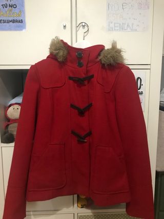 trenca roja hombre Big sale - OFF 60%