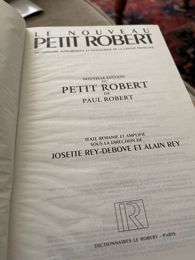 Le petit Robert