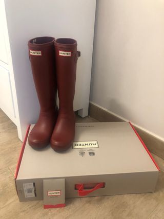 Botas Hunter Violeta talla 38 EU de en Caucho - 12208706
