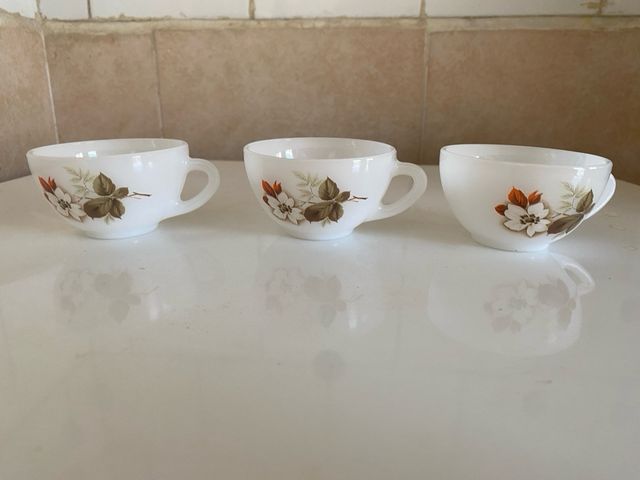 Arcopal flor de almendro opalina vintage