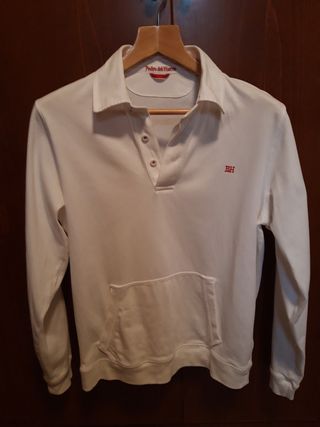 Jersey sudadera blanca Pedro del Hierro de segunda mano por 15 EUR en  Bilbao en WALLAPOP