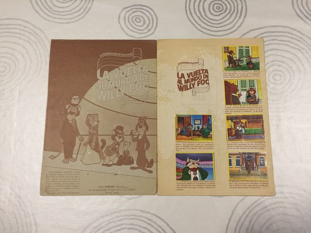 Danone "La Vuelta al Mundo de Willy Fog" años 80