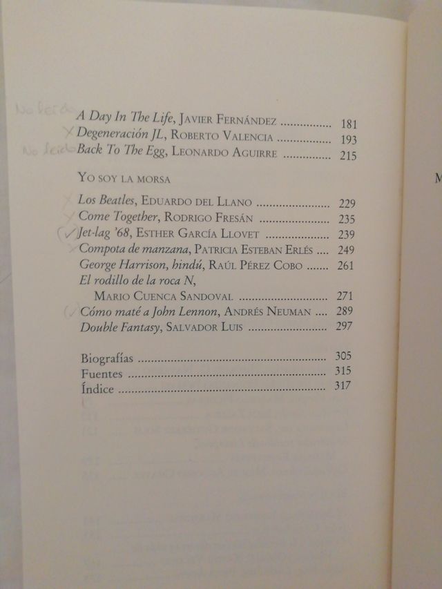 22 ESCARABAJOS. Antología hispánica cuento Beatle