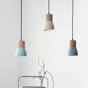 Specimen cement wood lamp