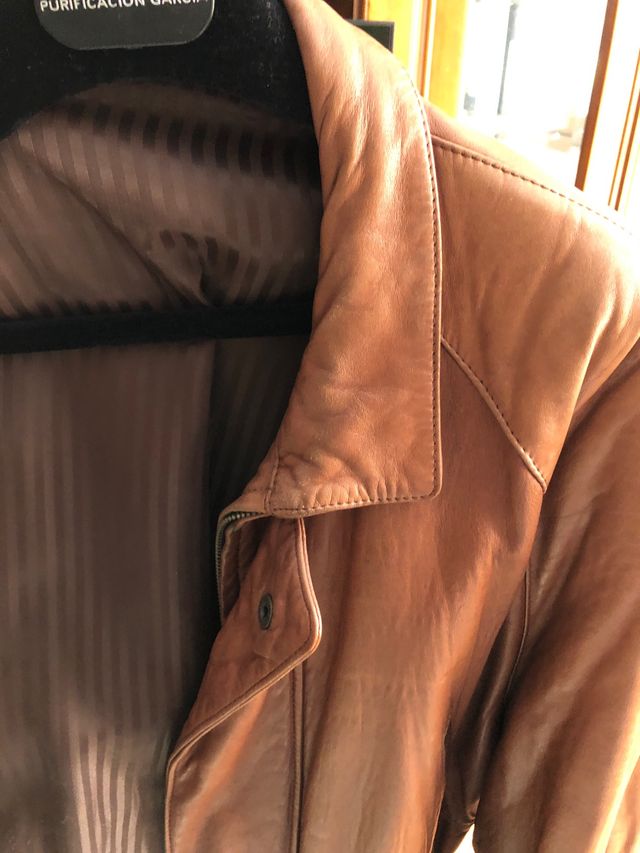 Cazadora piel auténtica talla 52