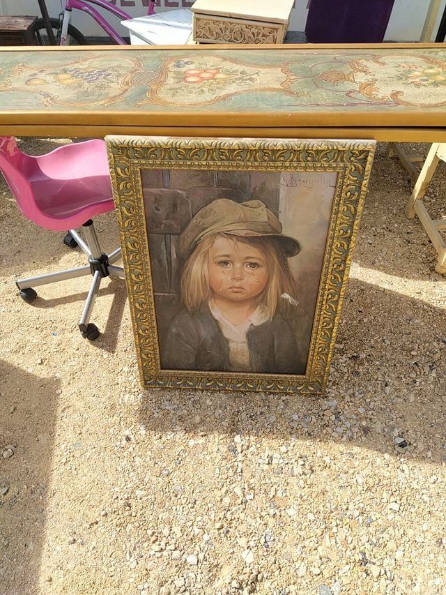 cuadro madera antiguo