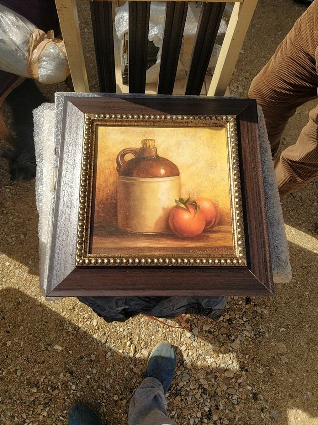 cuadro madera antiguo
