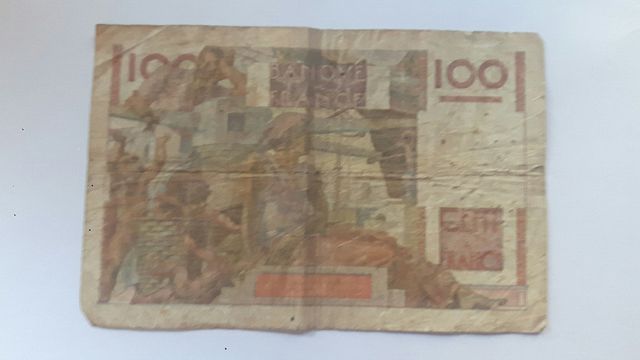 billete de 100 Francos frances
