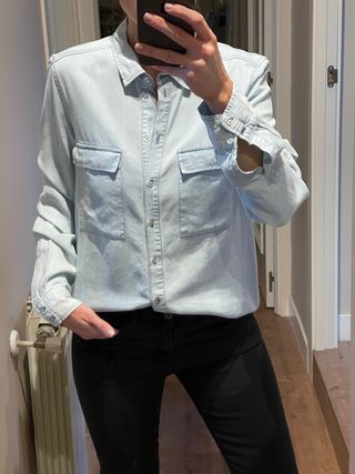 Camisas vaqueras de Zara para mujer | FASHIOLA.es