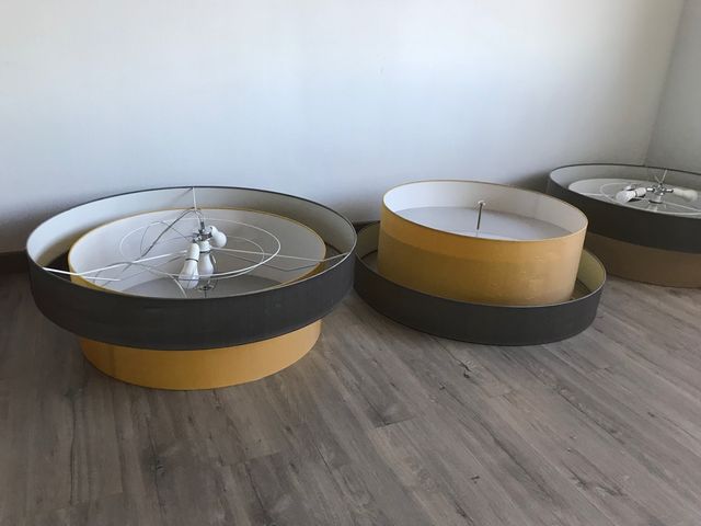 Lampade da soffitto circolari di 1 m di diametro