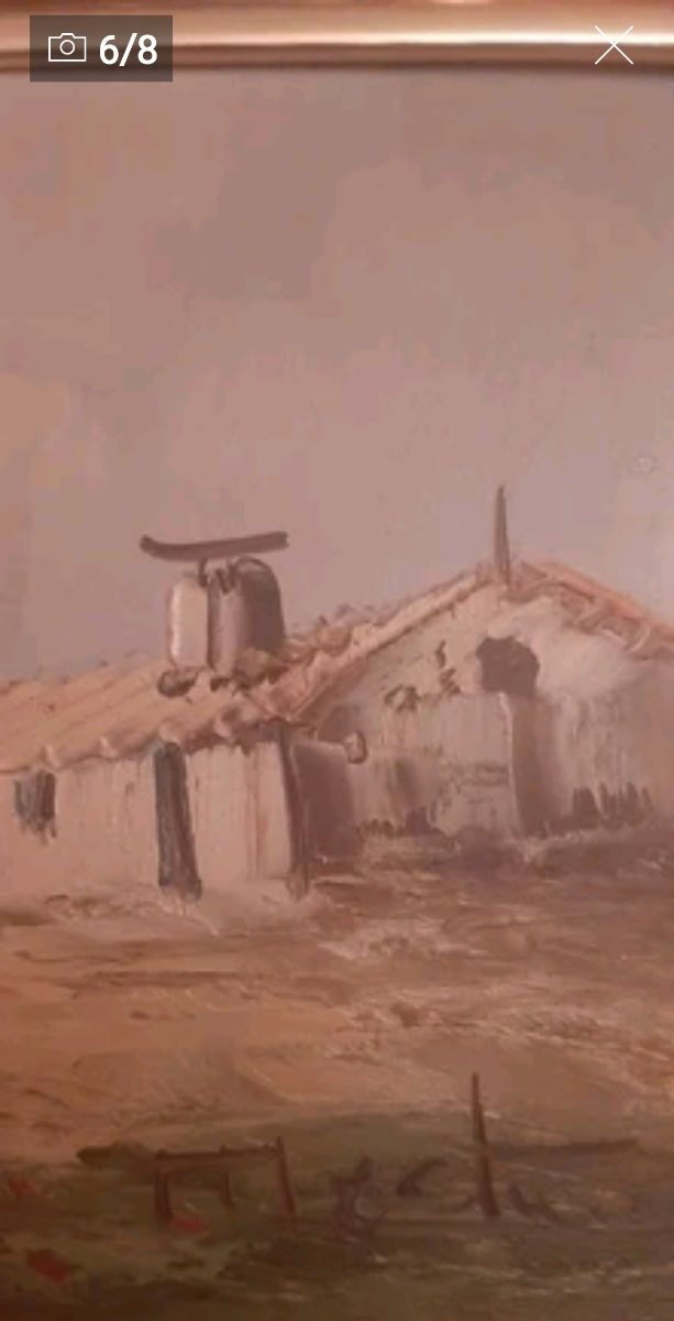 2  cuadros vintage de P. Mestre