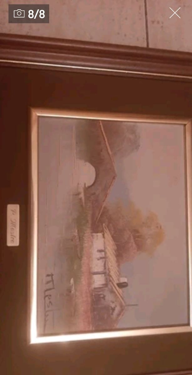 2  cuadros vintage de P. Mestre