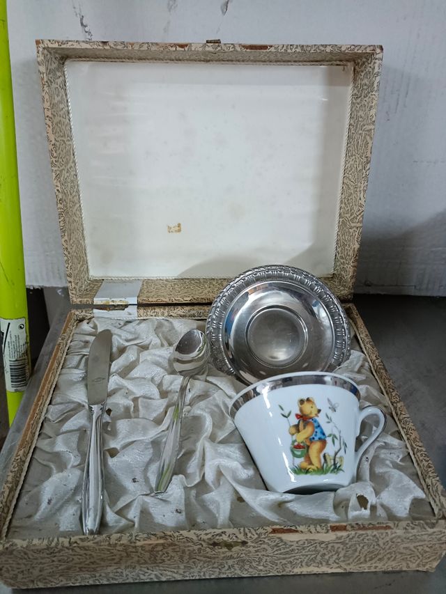 juego de cafe de comunion de los años  80