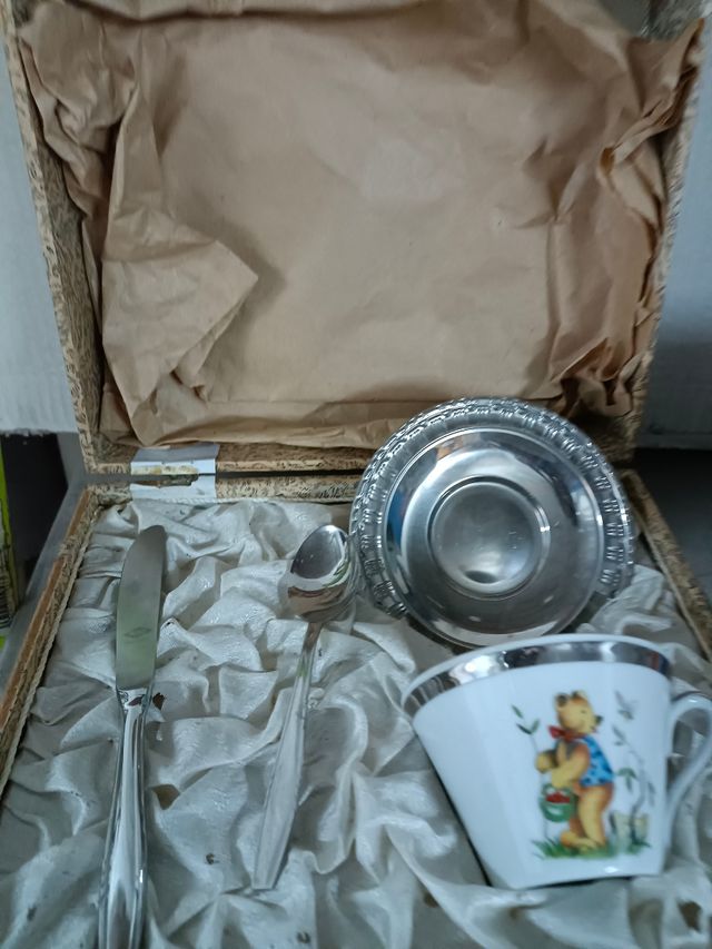 juego de cafe de comunion de los años  80