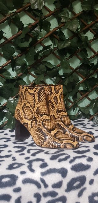 Botín animal print talla 38 Mango de segunda mano por 15,99 EUR en San  Fernando en WALLAPOP