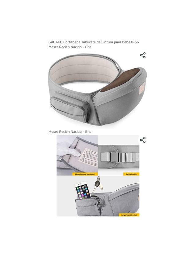 Asiento para el bebé 