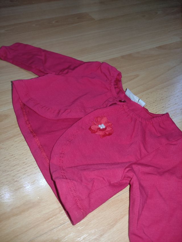 Conjunto vestido y chaqueta de bebe nuevos