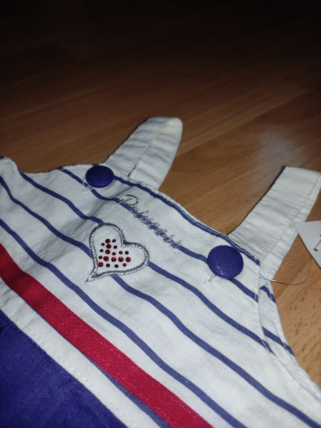 Conjunto vestido y chaqueta de bebe nuevos