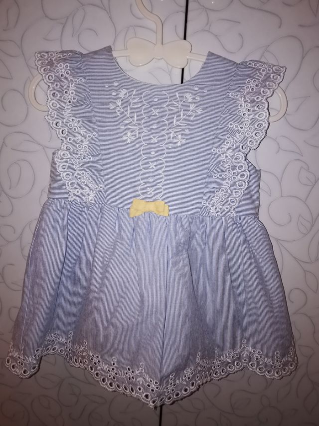 vestido de 2 piezas + alpargatas al juego