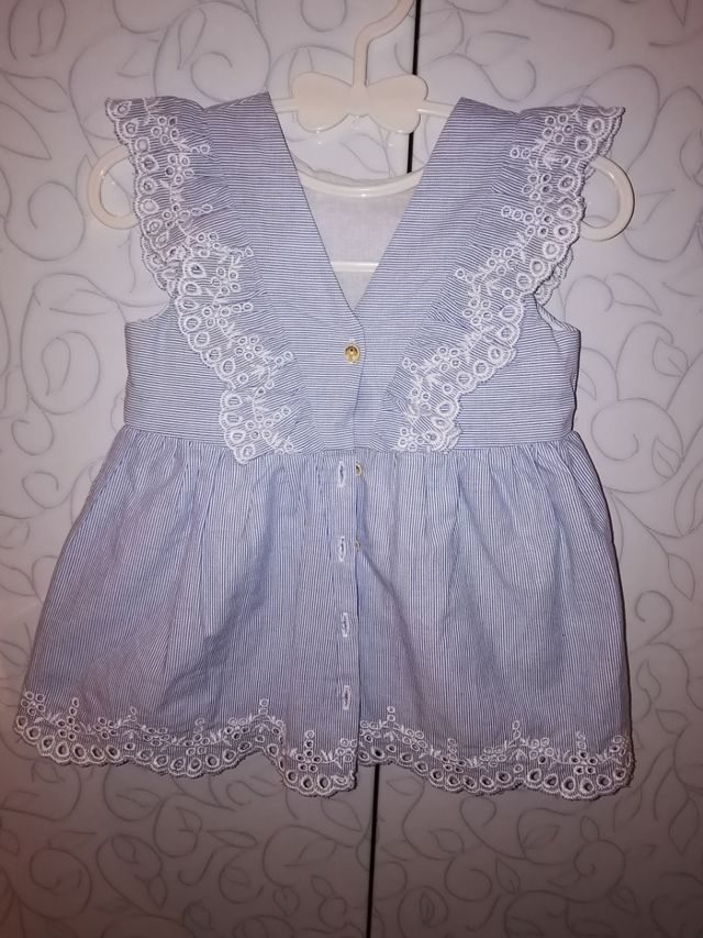 vestido de 2 piezas + alpargatas al juego