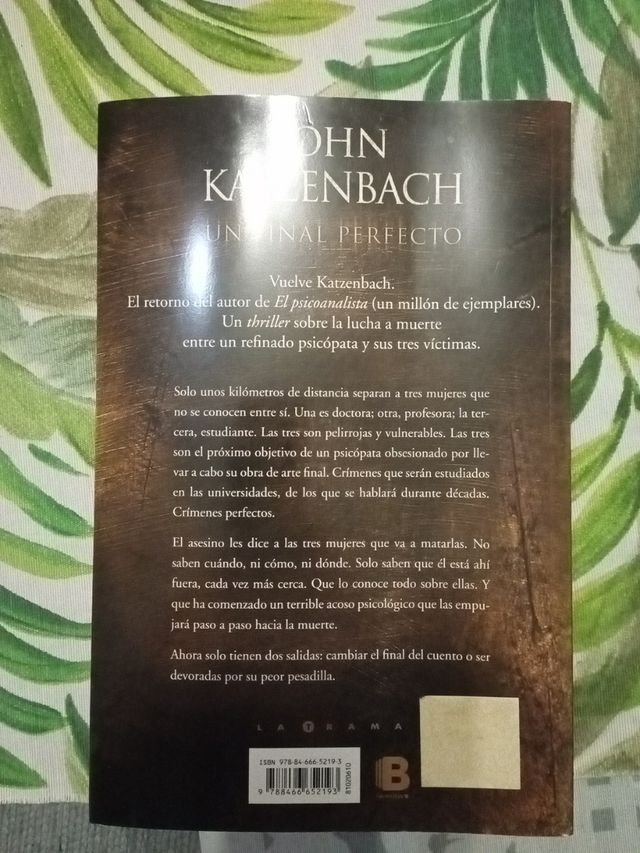 libro John Katzenbach