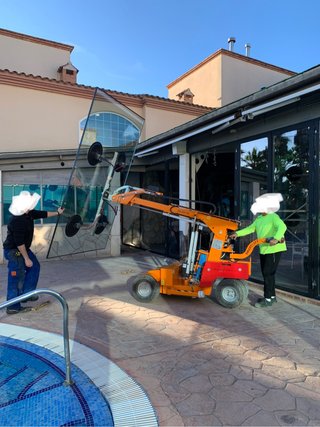 Servicio Robot Acristalamiento de vidrio