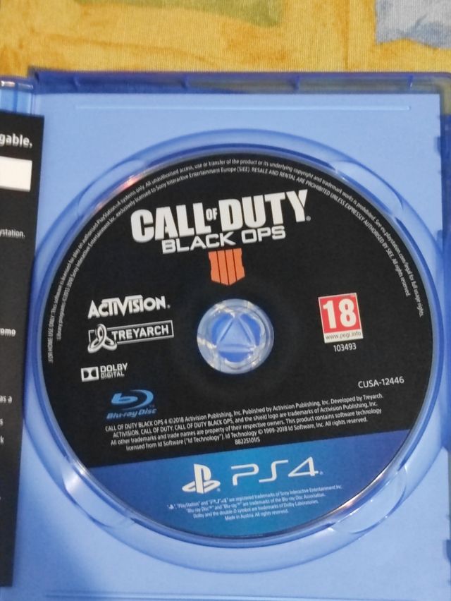 Call of duty BLACK OPS 4