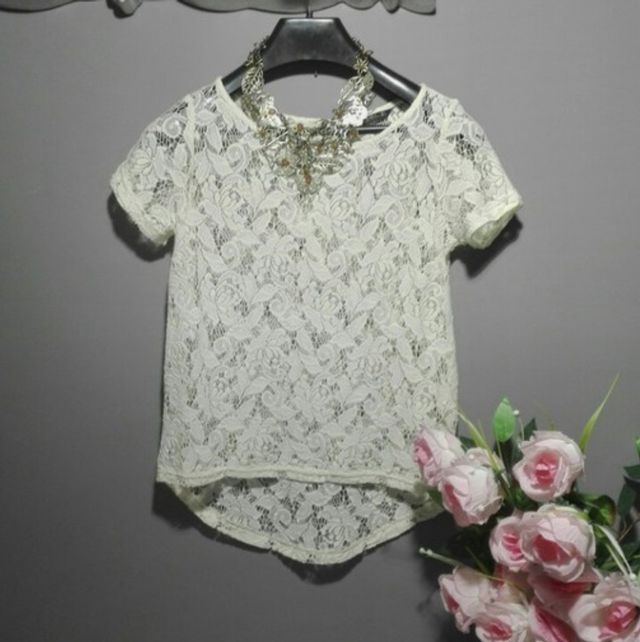 Top Encaje Zara S/M
