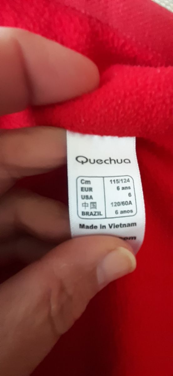 Jersey polar cremallera talla 6