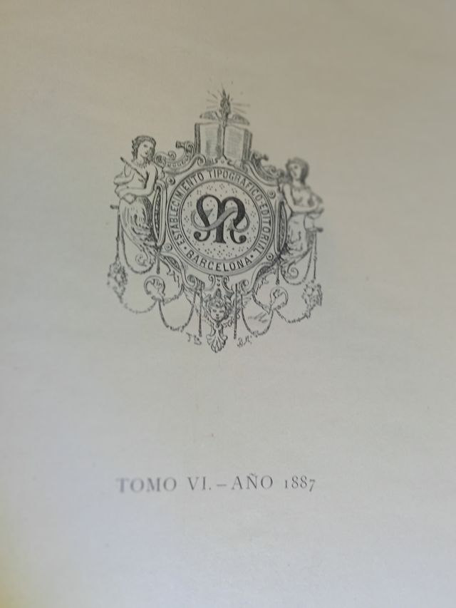 1887 Ilustración Artística revista anual