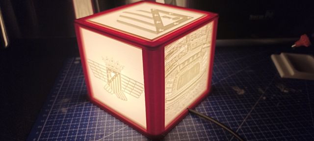 lámpara Atlético de Madrid, fútbol