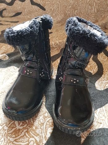 Stivaletti da bambina n.ro 20 - Nero lucido