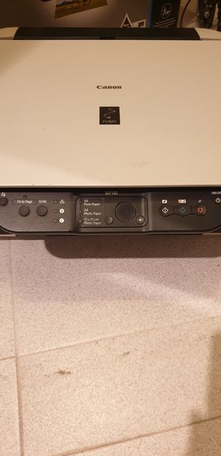 IMPRESORA SCANNER CANON MP140 de segunda mano por 30 EUR en Mejorada del  Campo en WALLAPOP