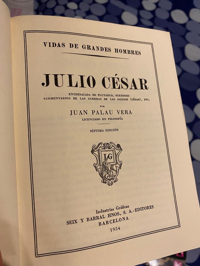 Libro Julio Cesar