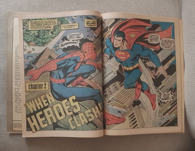 Cómic Superman Vs Spiderman (en inglés)