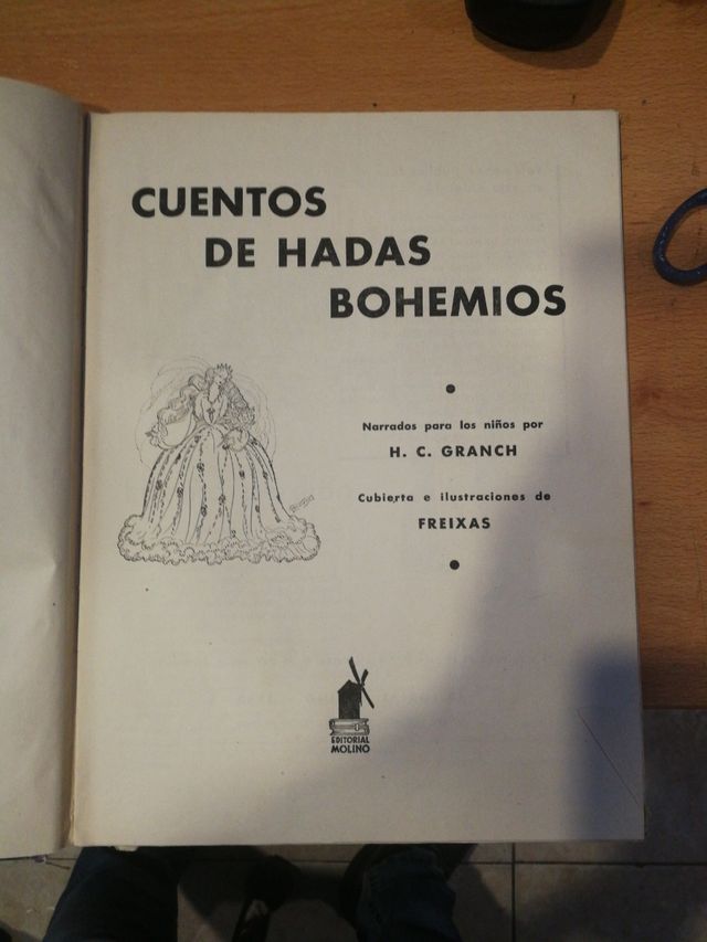 ANTIGUO LIBRO  CUENTOS DE HADAS BOHEMIOS