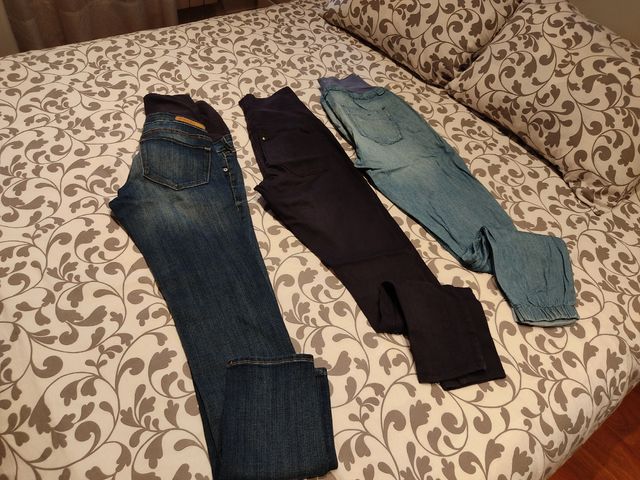 Pantalón premamá H&M (precio de las 3 Uds)