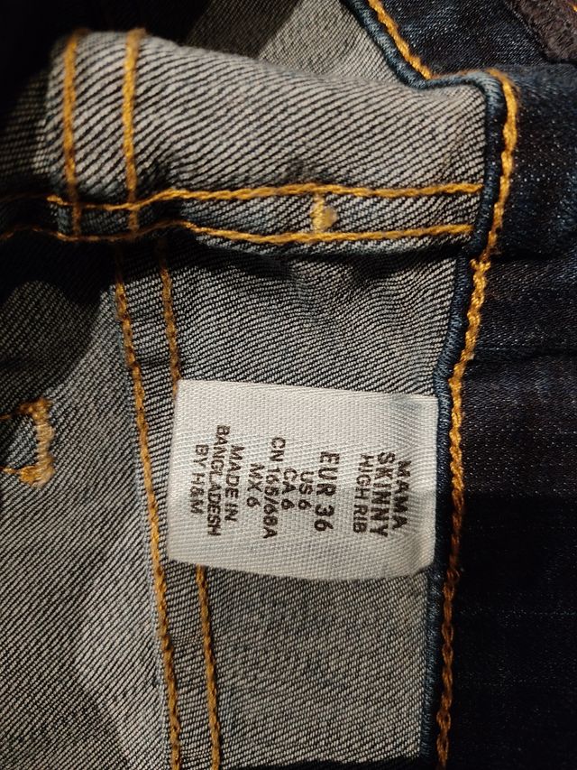 Pantalón premamá H&M (precio de las 3 Uds)