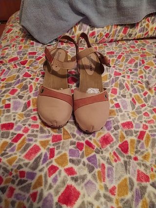 Mujer Bosanova Sandalias En Piel Con Tacón Taupe Taupe | Zuecos \u003e Dorean  Photography