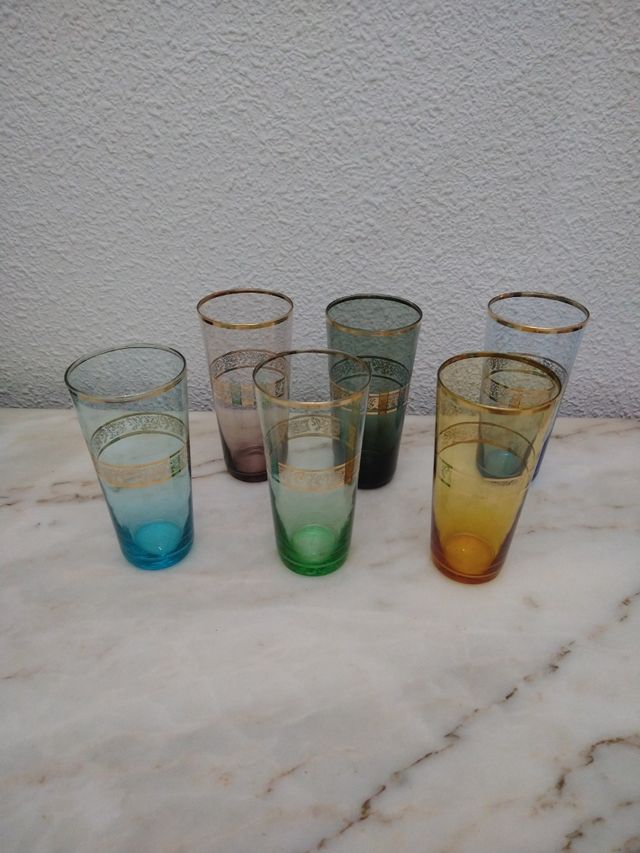 Vasos altos colores