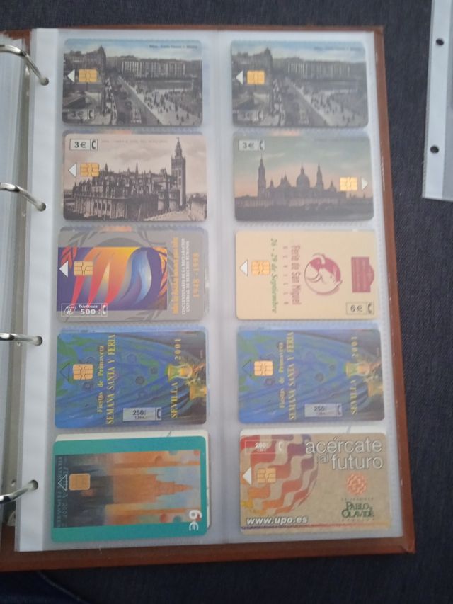 tarjetas telefonicas